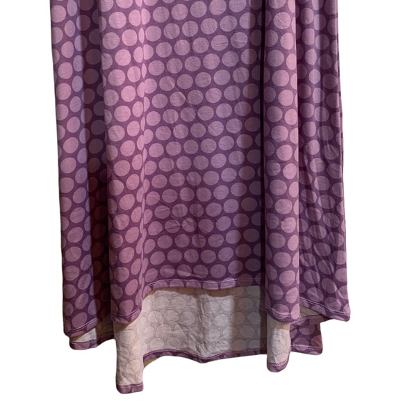LuLaRoe Carly Purple Polka Dot 2XL NWOT - Picture 2 of 8